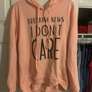Breaking News I Don’t Care Hoodie!